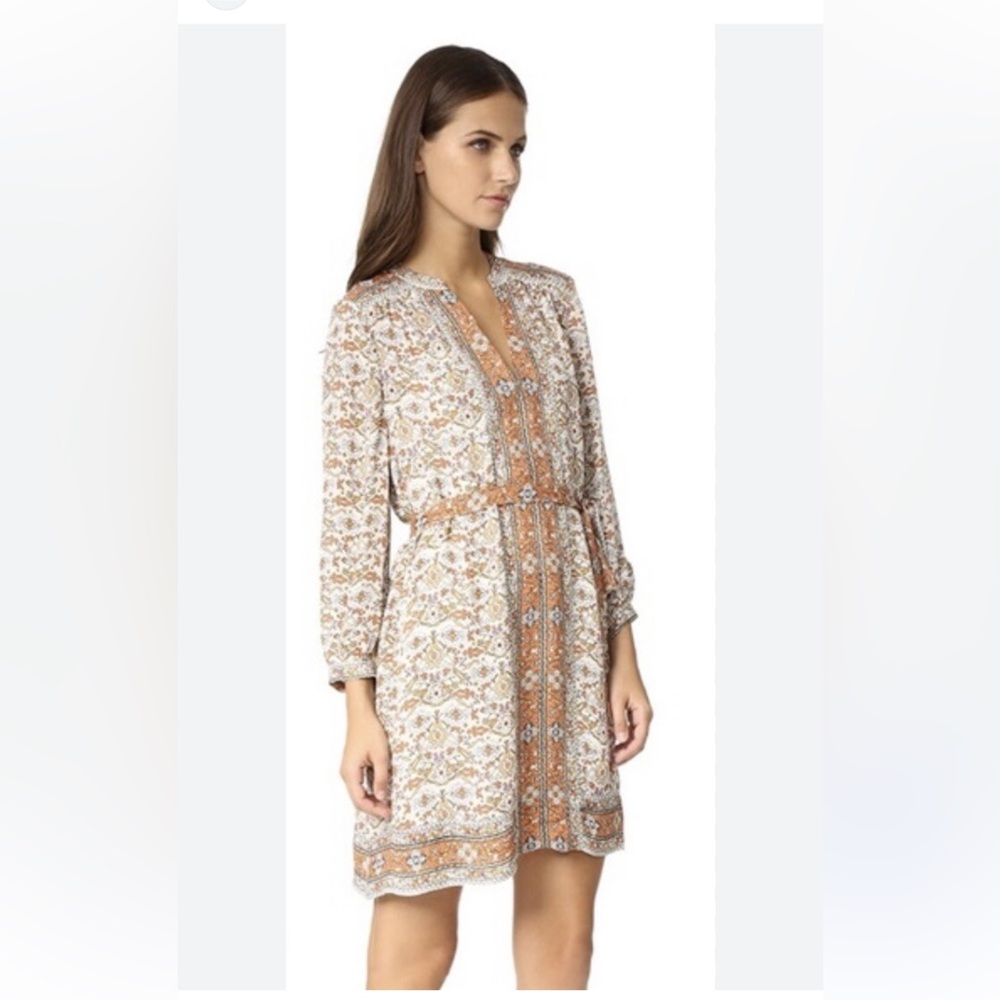 Joie silk boho mini dress (without belt)
